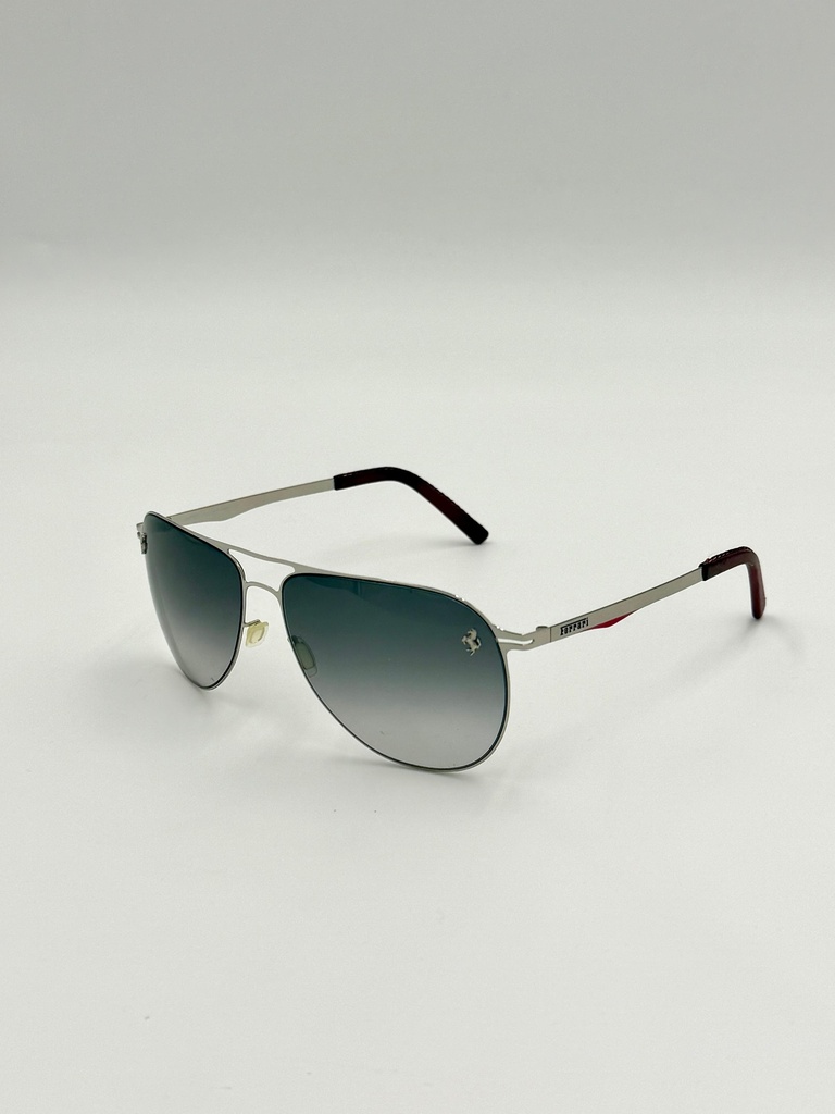 Sunglasses, Ferrari, Silver, Men