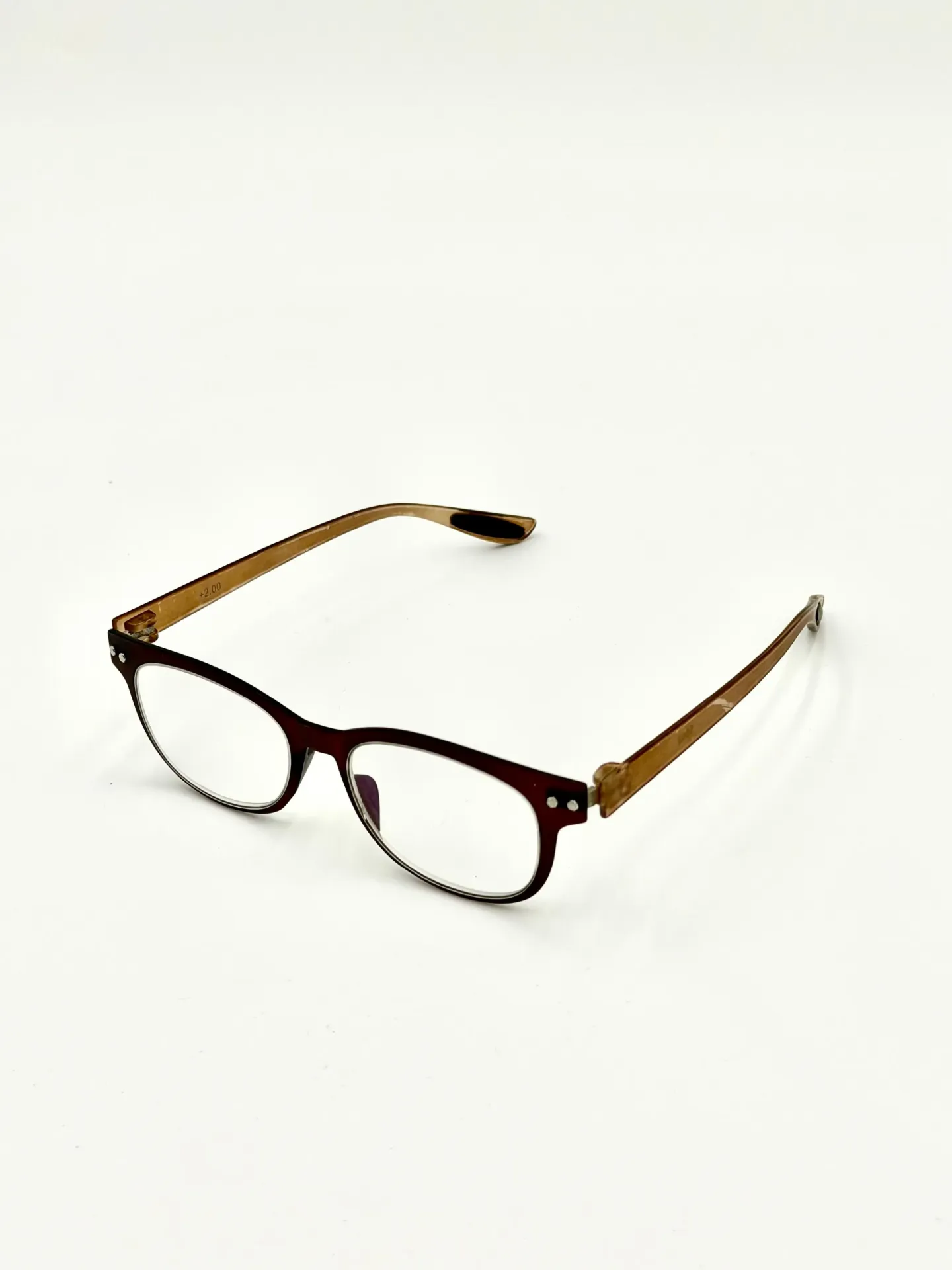 Eyeglasses frame, China, Brown, Men