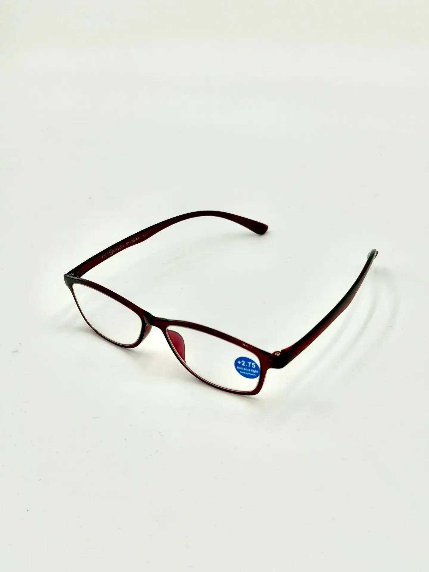 Eyeglasses frame, China, Burgandy, Woman