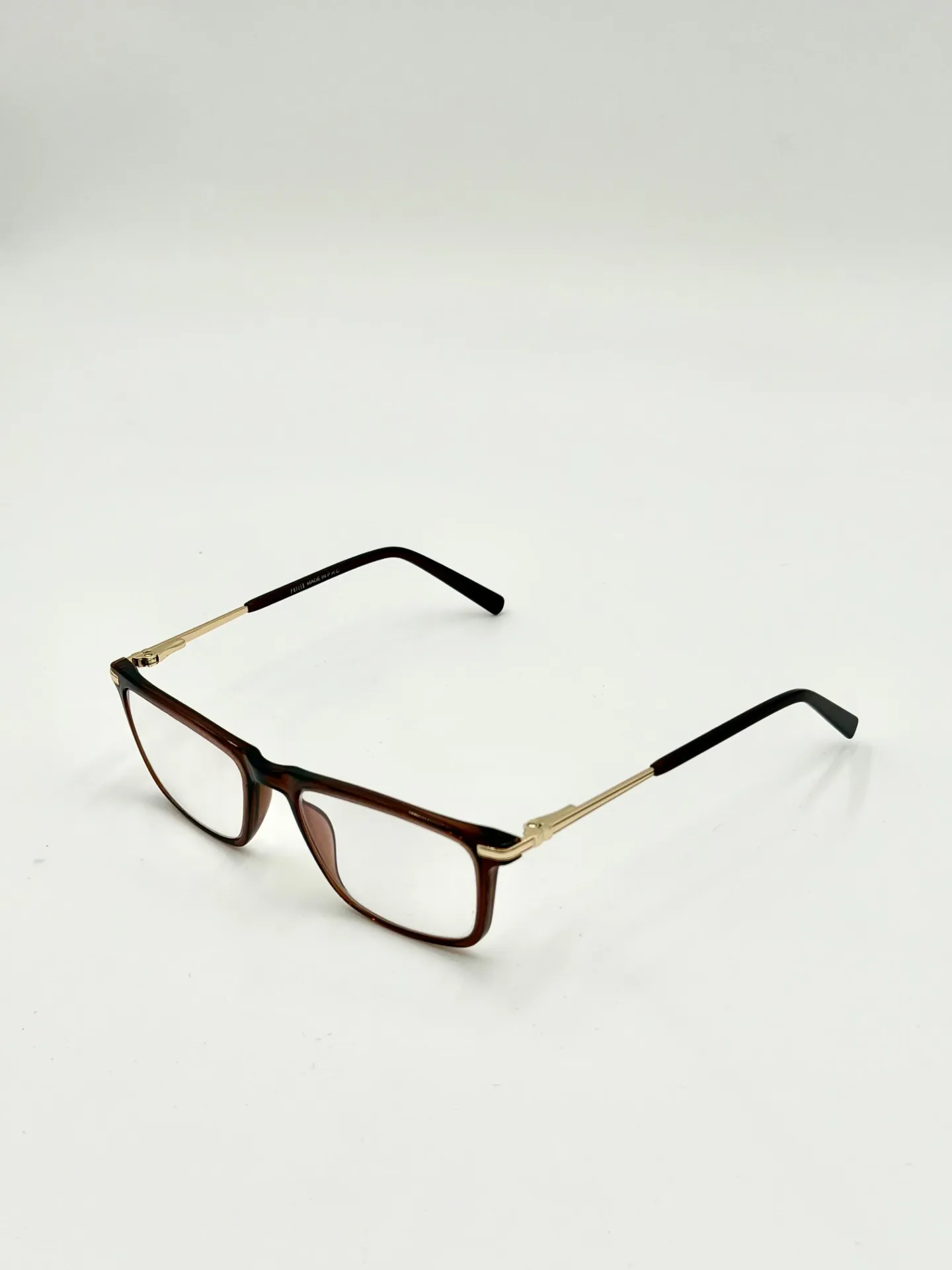 Eyeglasses frame, China, Brown, Men