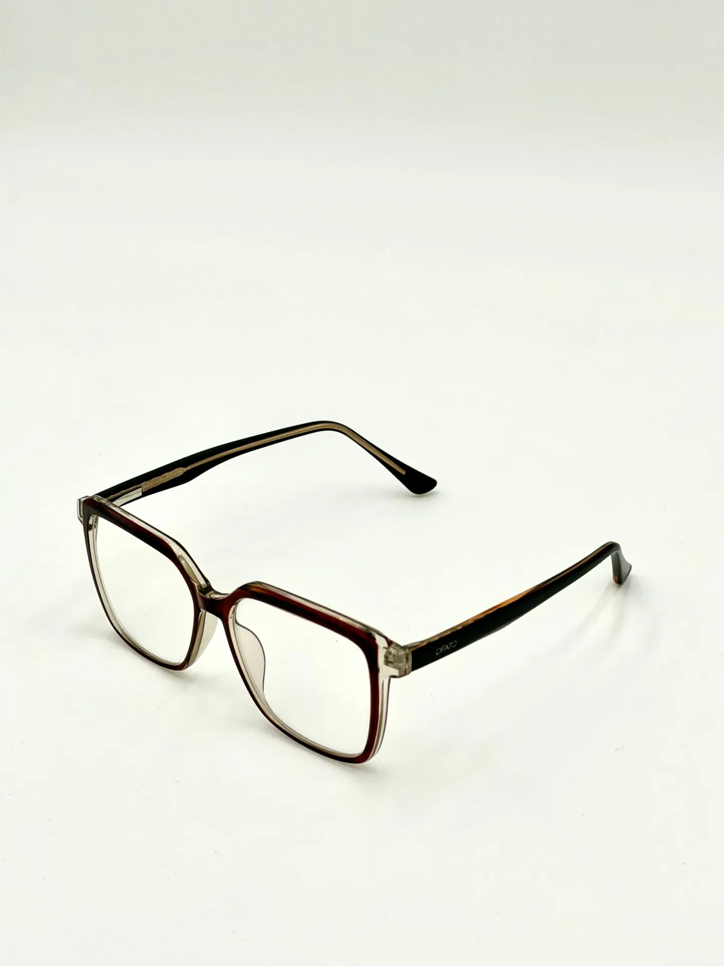 Eyeglasses frame, China, Brown, Men