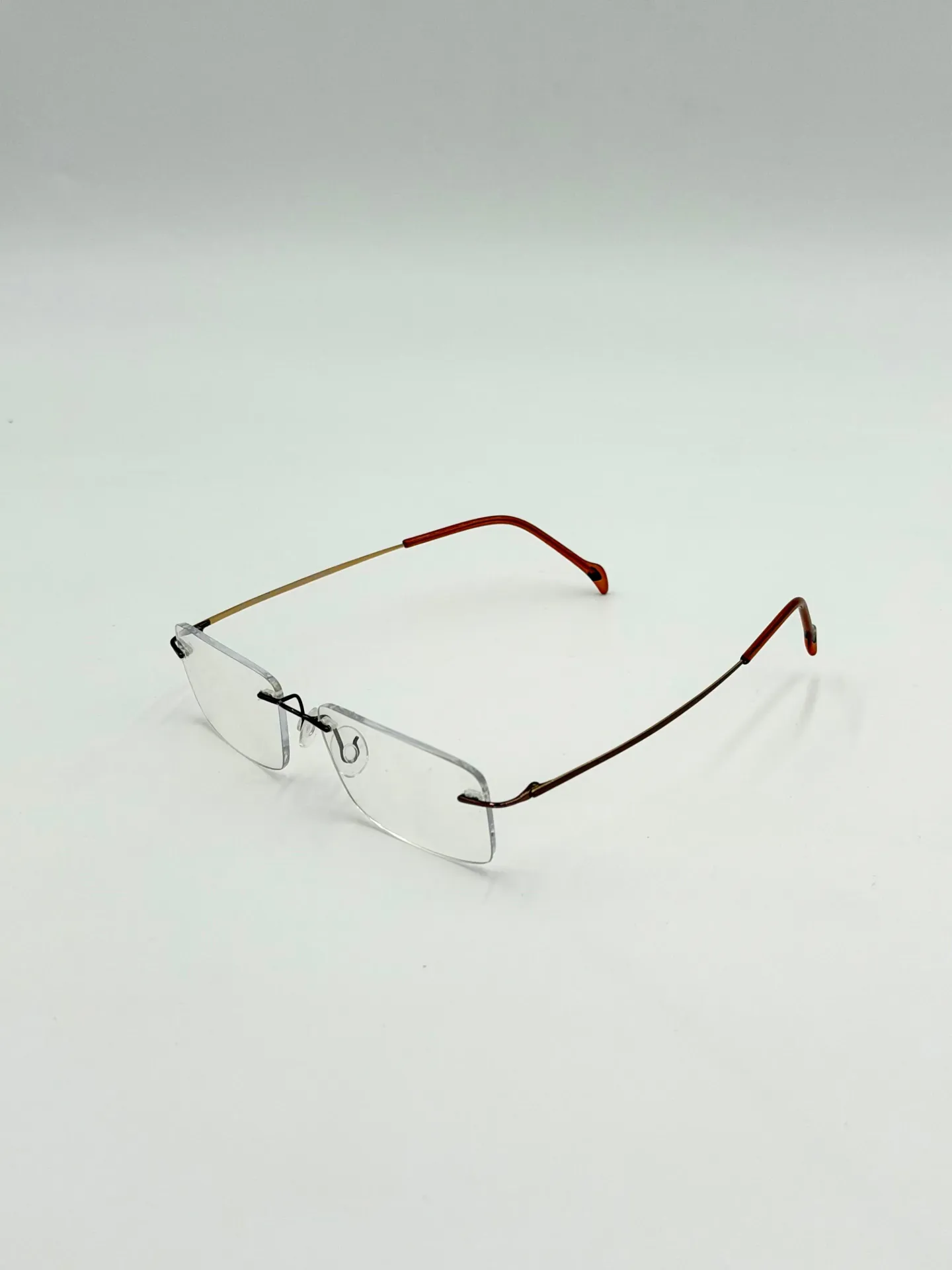 Eyeglasses frame, China, Brown, Men