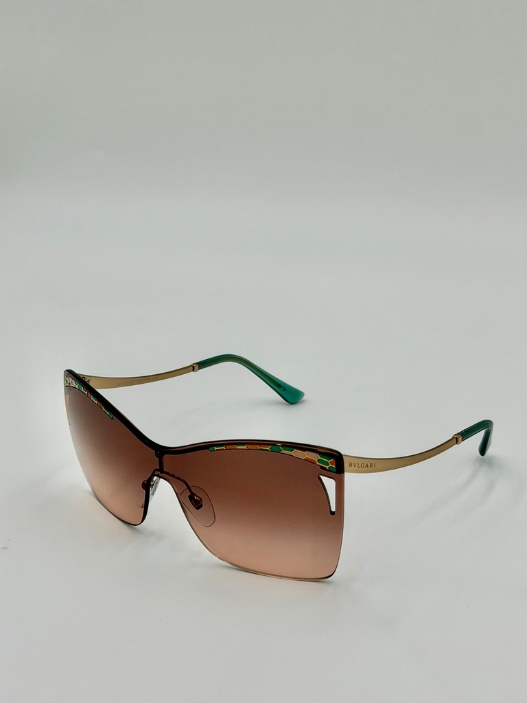 Sunglasses, Bulgari, Brown, Woman