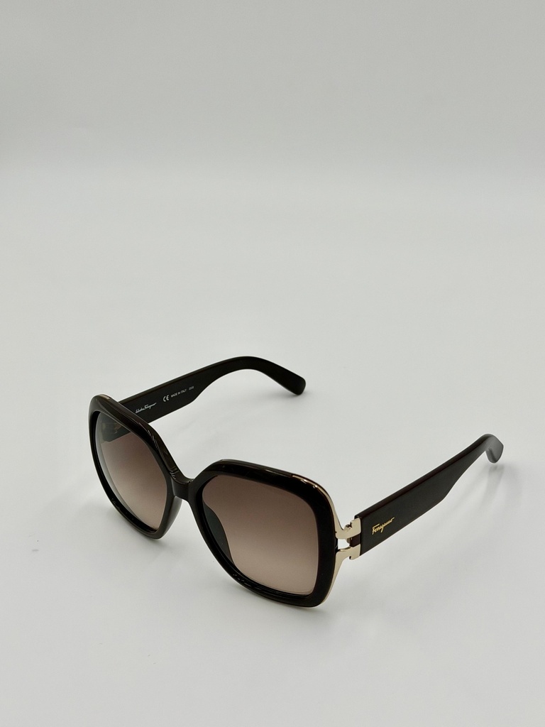 Sunglasses, Ferrgamo, Brown, Woman