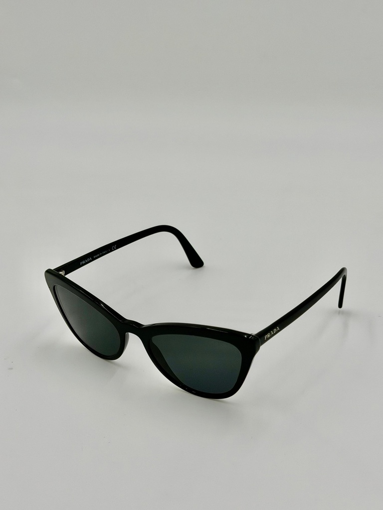 Sunglasses, Prada, Black, Woman