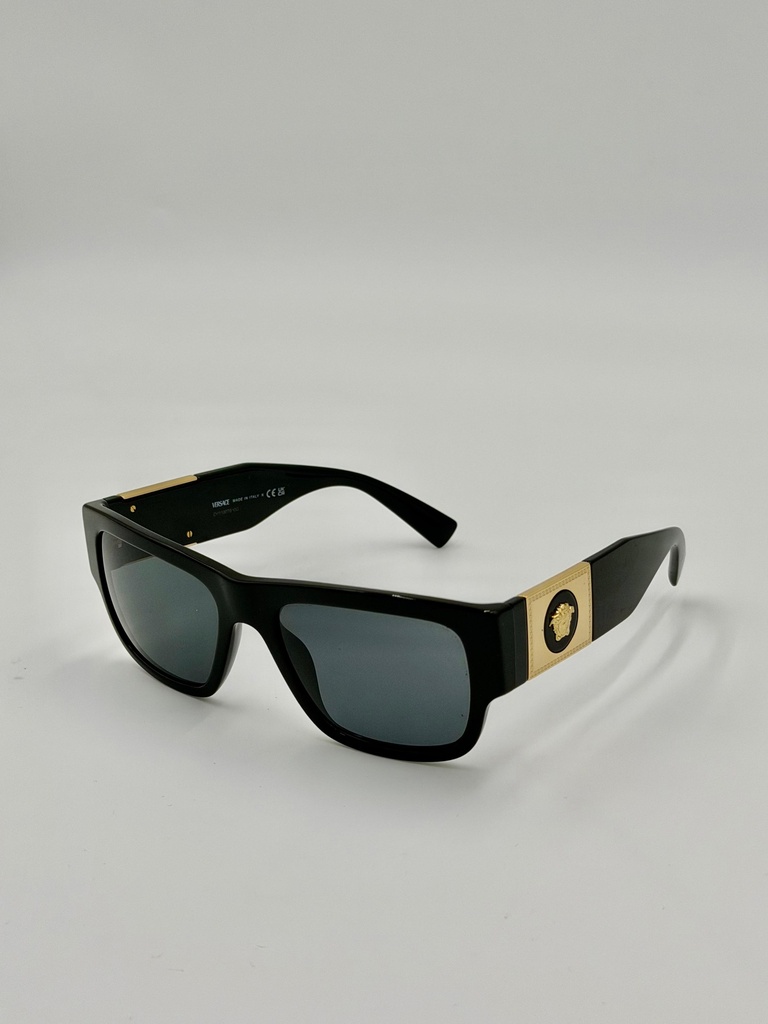 Sunglasses, Versace, Black, Woman