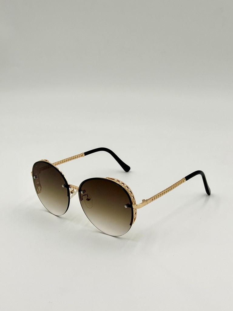 Sunglasses, China, Black gold, Woman