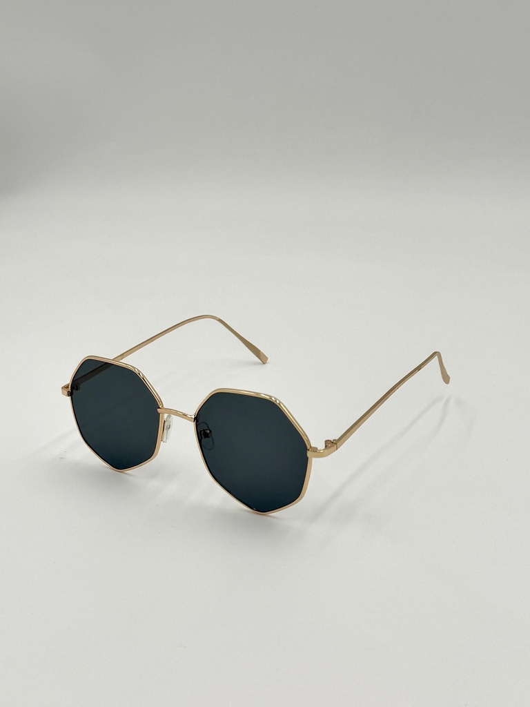 Sunglasses, China, Gold, Woman