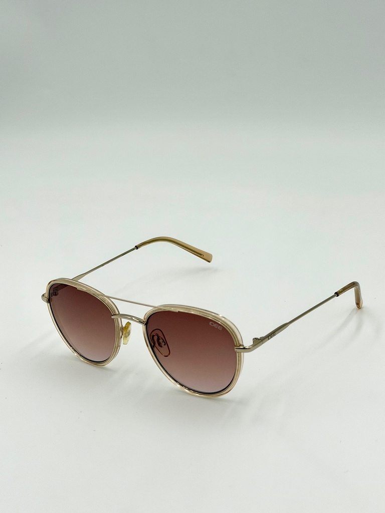 Sunglasses, IDEE, Gold, Woman