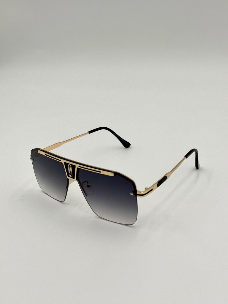 Sunglasses, China, Gold black, Uni
