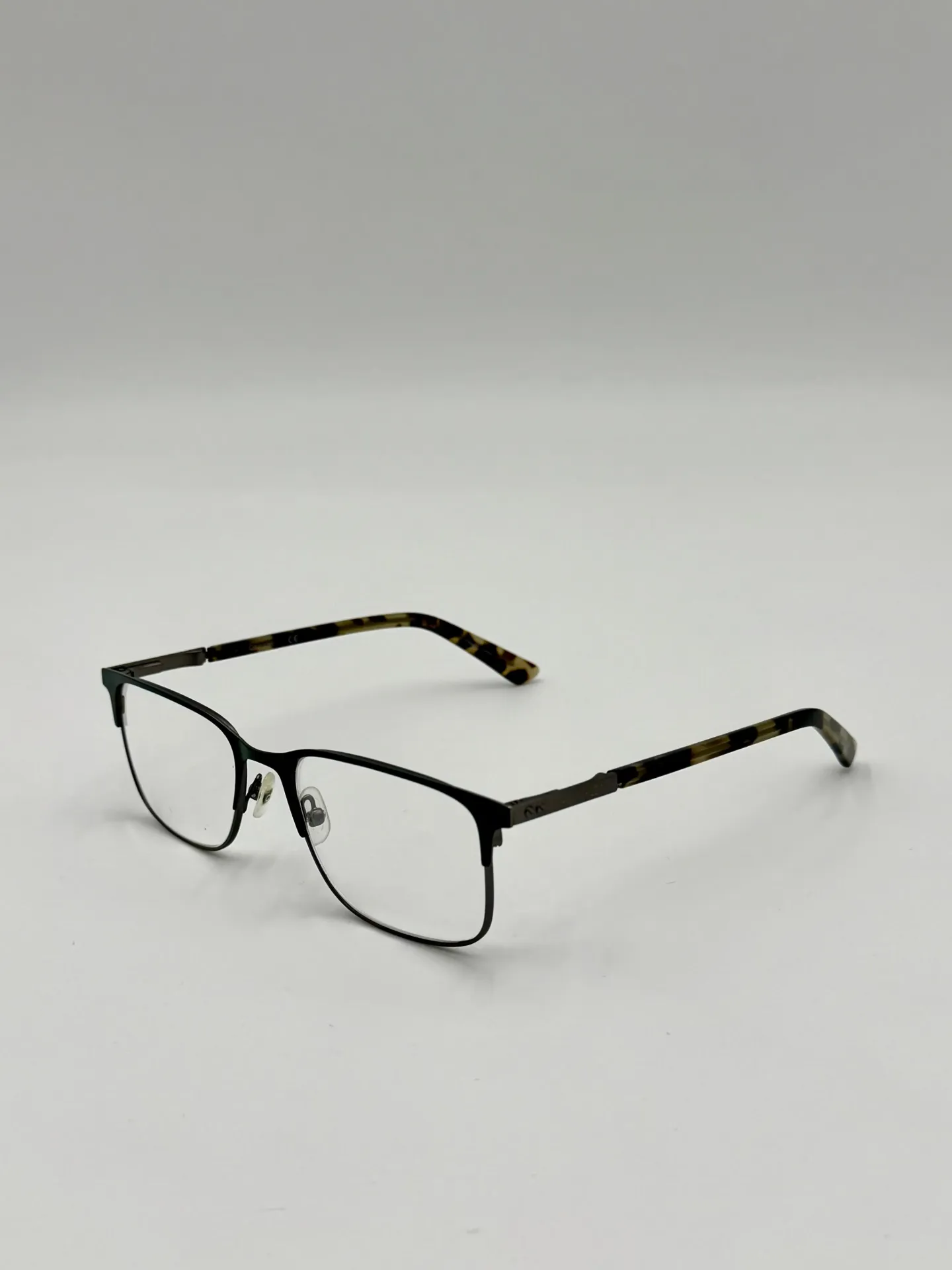 Eyeglasses frame, Calvin Klien, Green with brown, Men