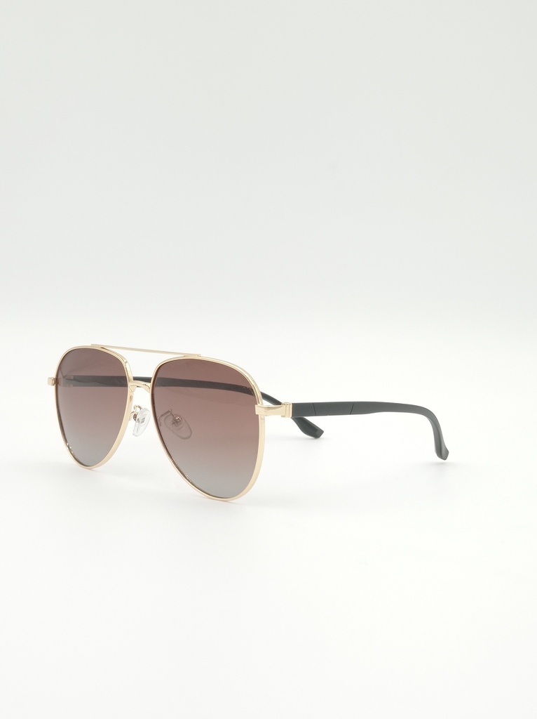 China Sunglasses, Gold&Black, Male