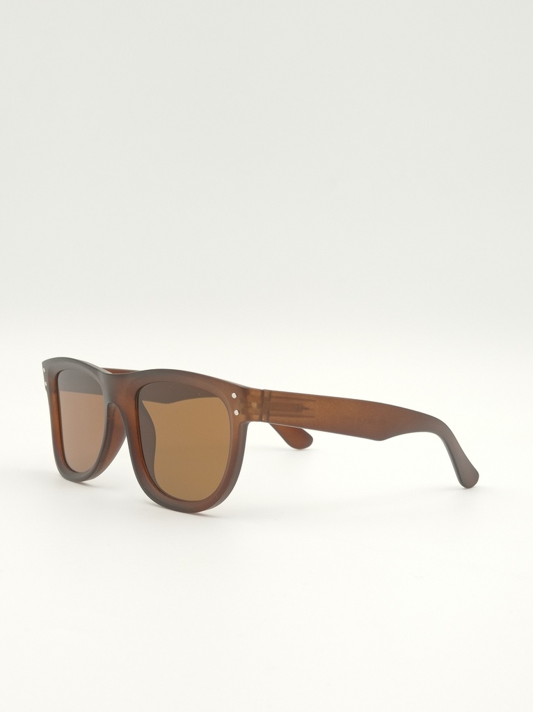 China Sunglasses, Brown, Male