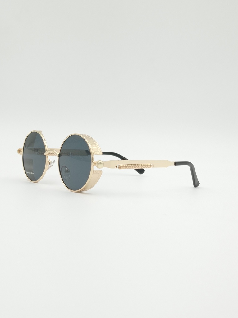 China Sunglasses, Gold, Female