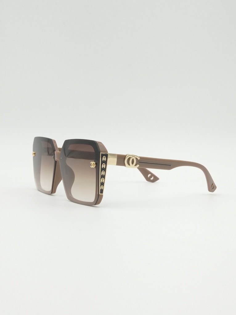 China Sunglasses, Brown, Female