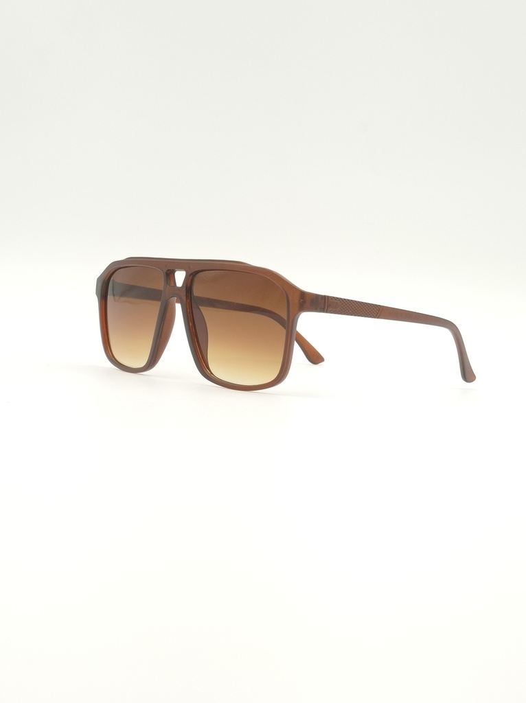 China Sunglasses, Brown, Male