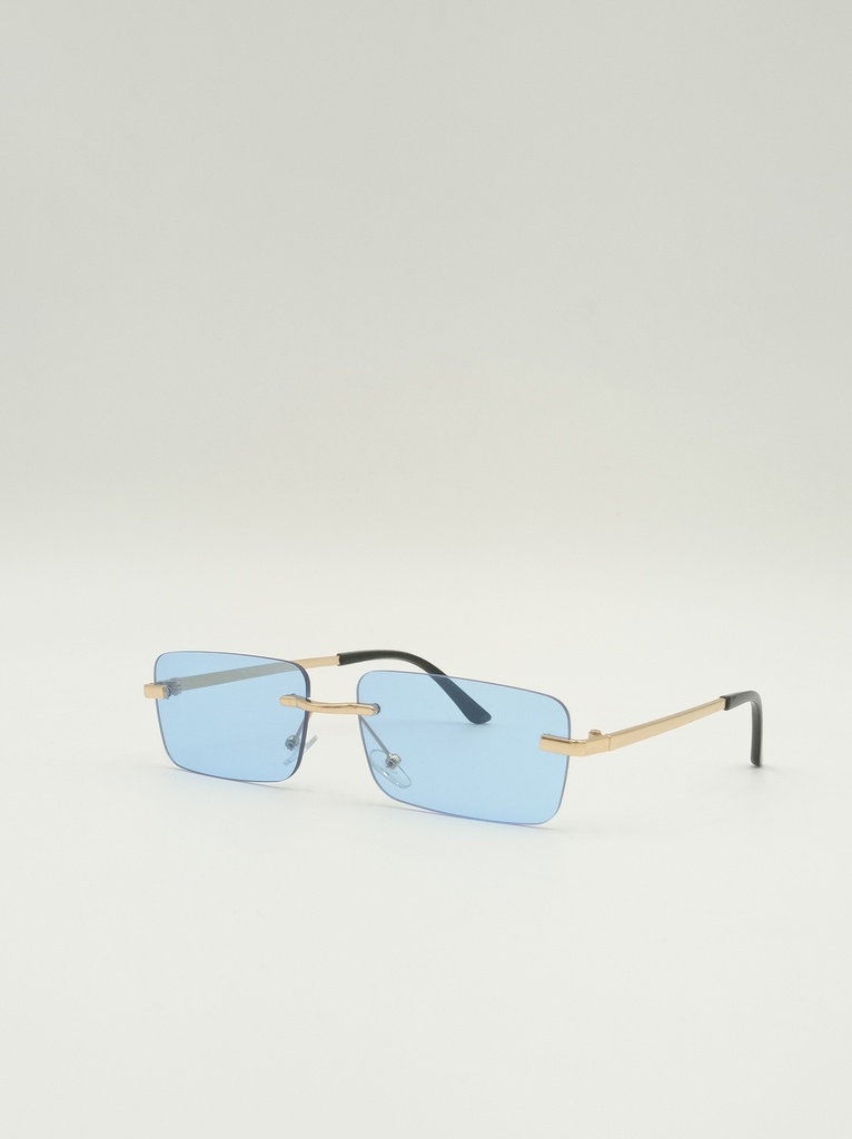 China Sunglasses, Blue&Gold, Male