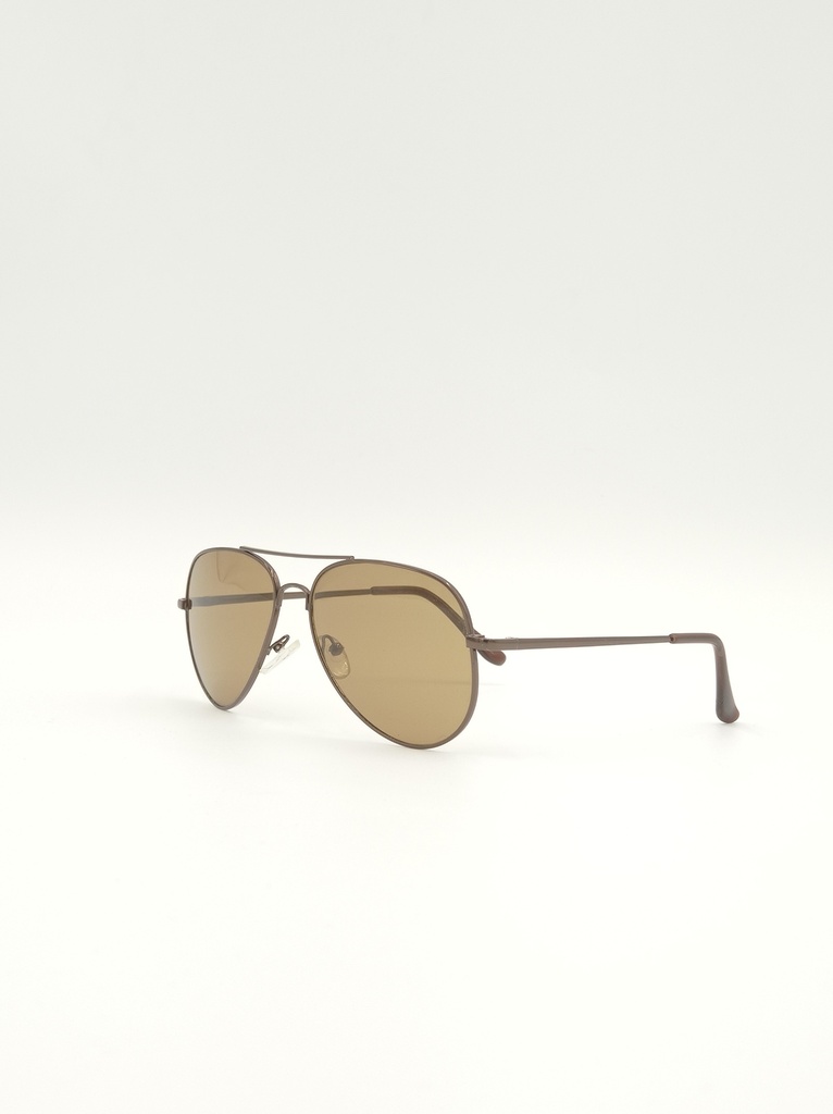 China Sunglasses, Brown, Male