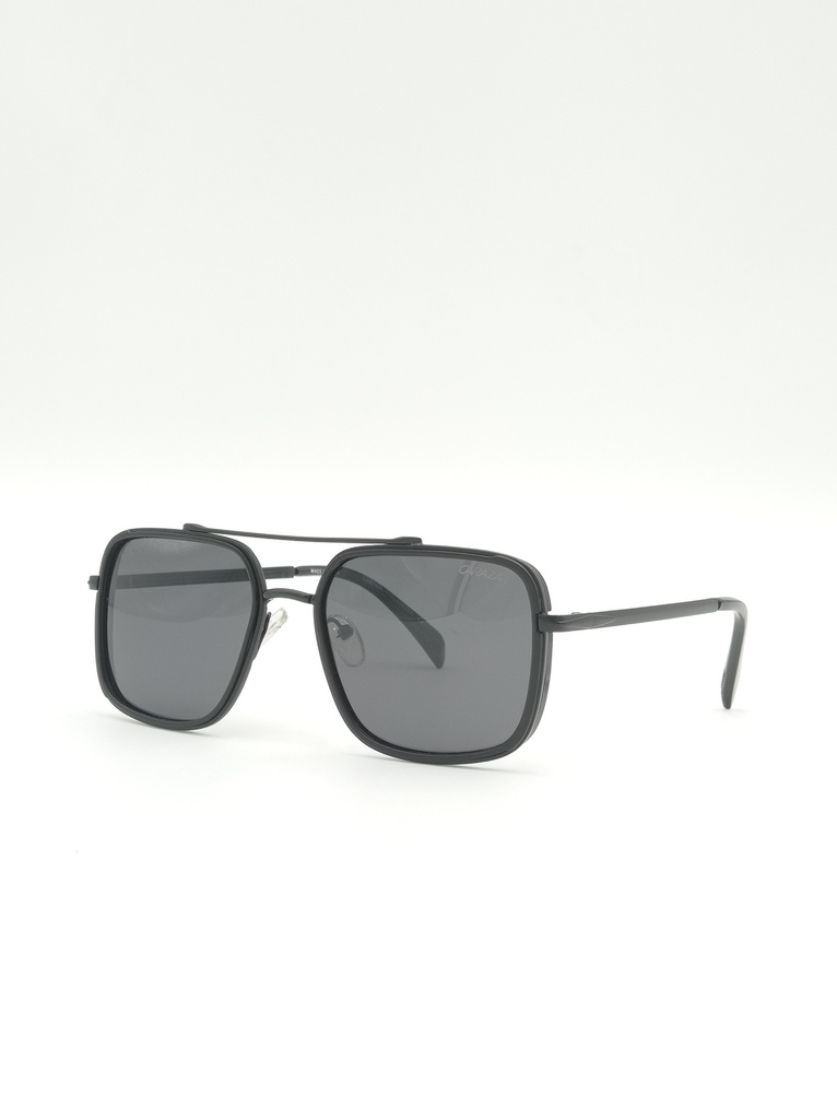 Caraza China Sunglasses, Black, Male