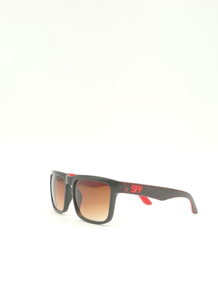 Spy China Sunglasses, Black&Red, Male