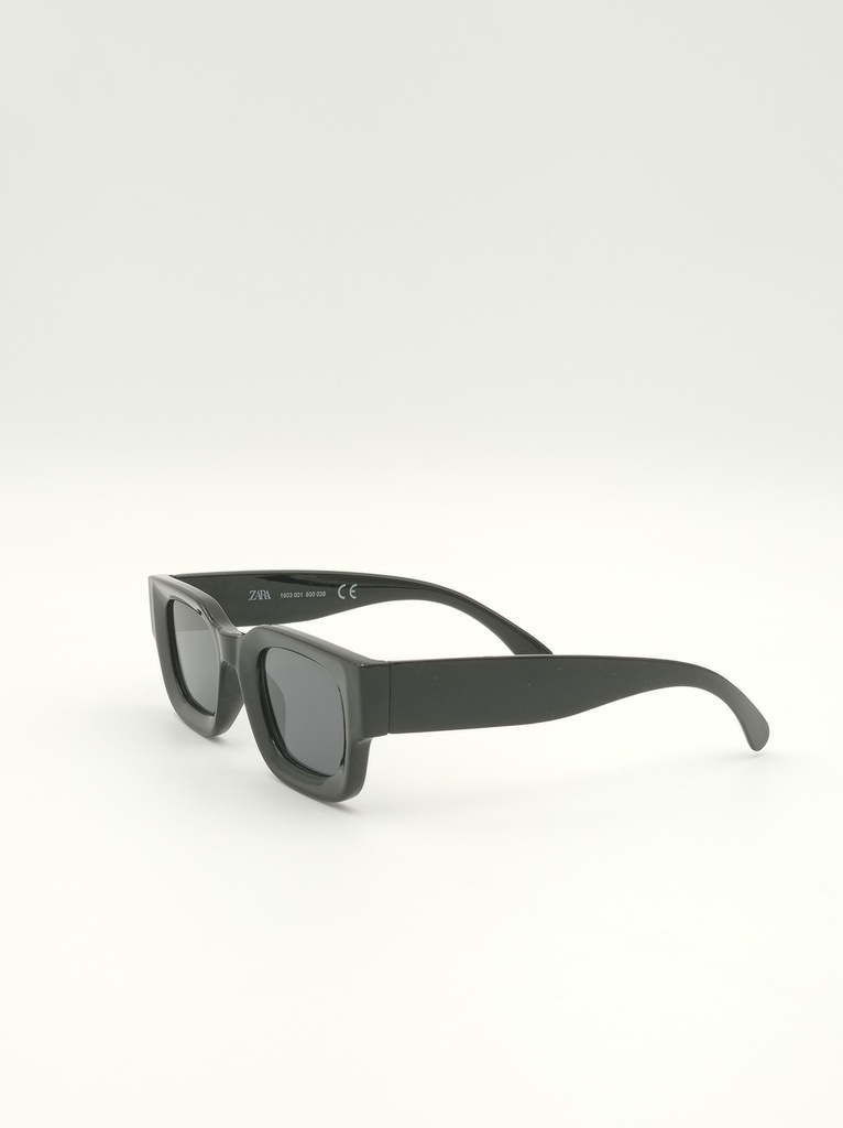 Zara China Sunglasses, Black, Female