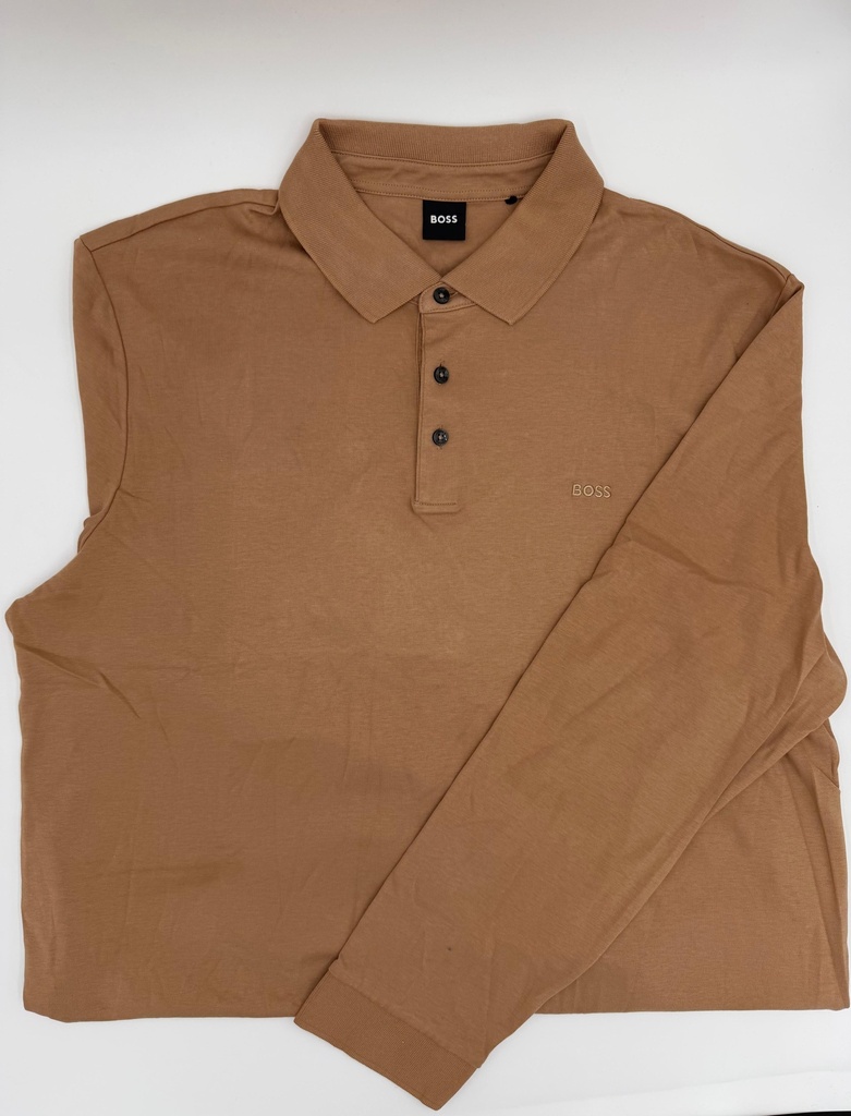 Boss lonf sleeve polo shirt, size 3XL