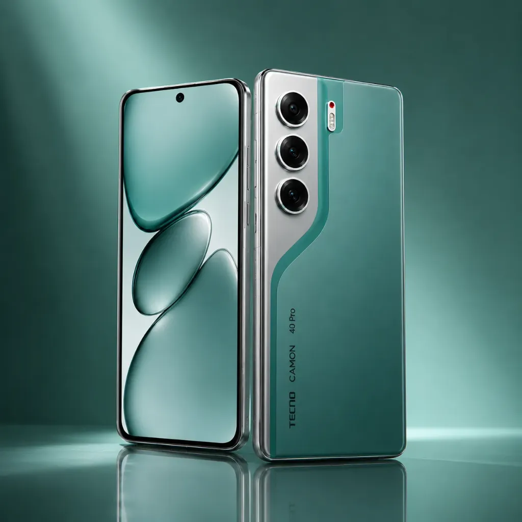 Mobile, Camon 40 pro, 256GB+24GB RAM, Green