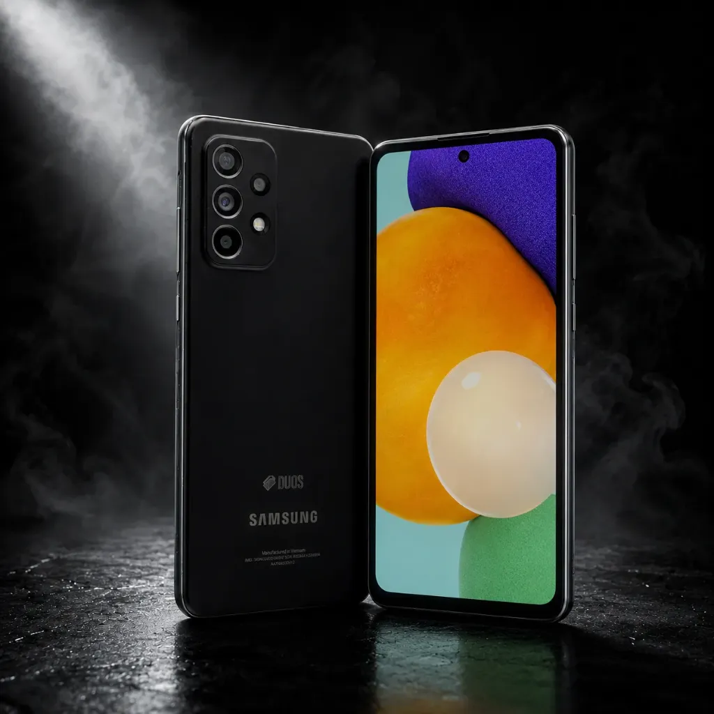 Mobile, Samsung GalaxyA52, 128GB, Awesome Black