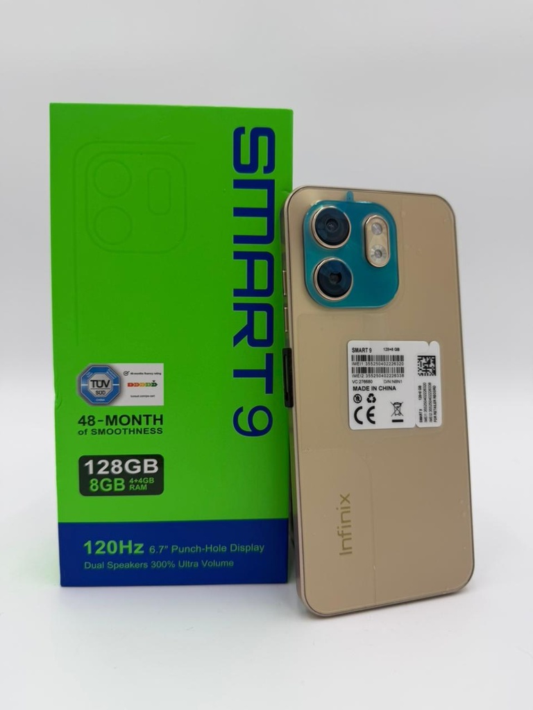 Mobile, Smart9, 128GB+8GB RAM, Gold