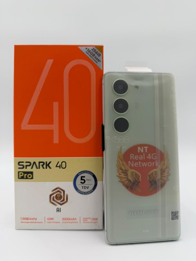 Mobile, Spark 40pro, 256GB+16GB RAM, Blue