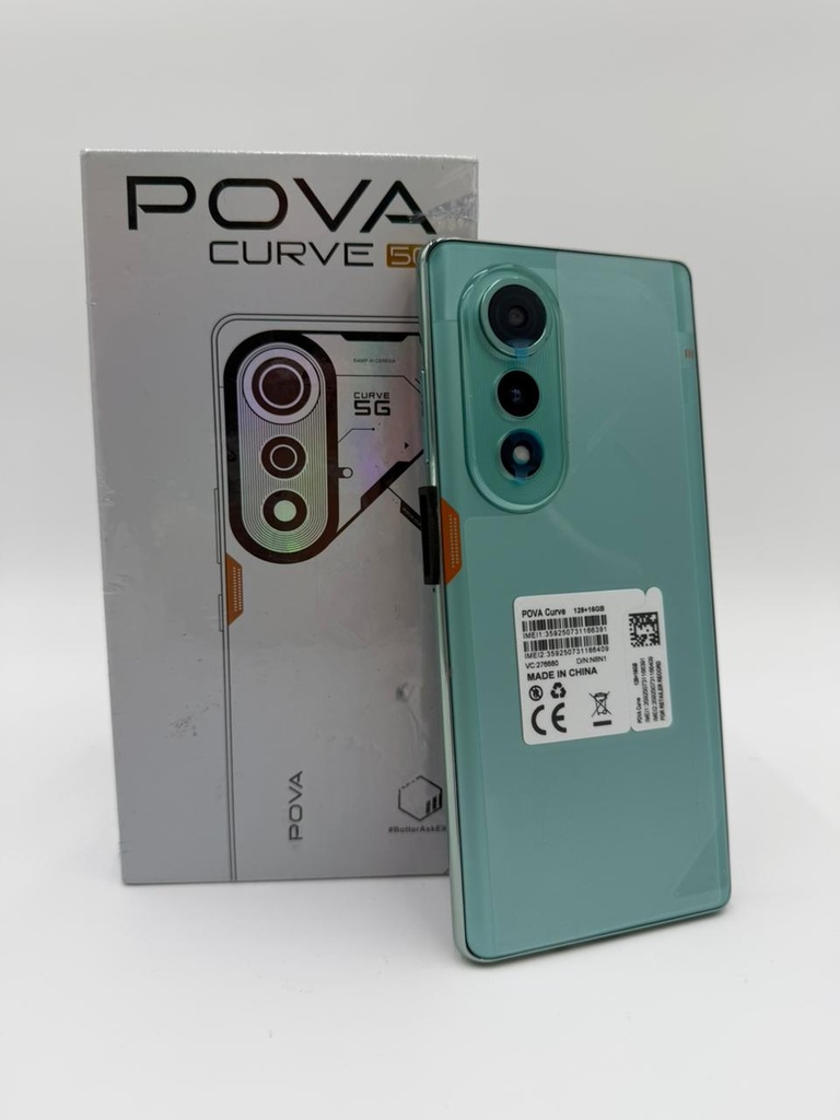 Mobile, Pova Curve, 128GB+16GB RAM, Black