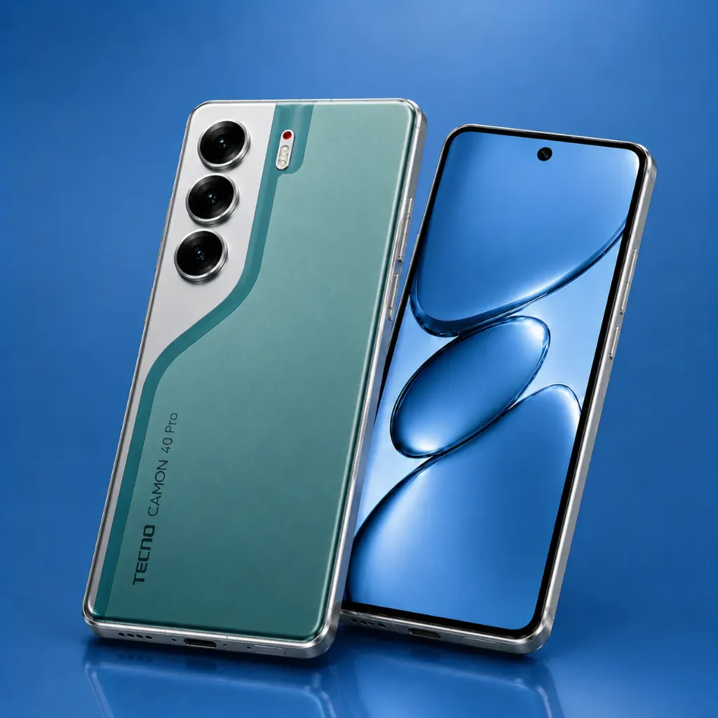 Mobile, Camon 40 pro, 256GB+24GB RAM, Green
