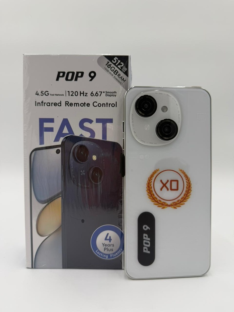 Mobile, Pop9, 512GB+16GB RAM, Silver
