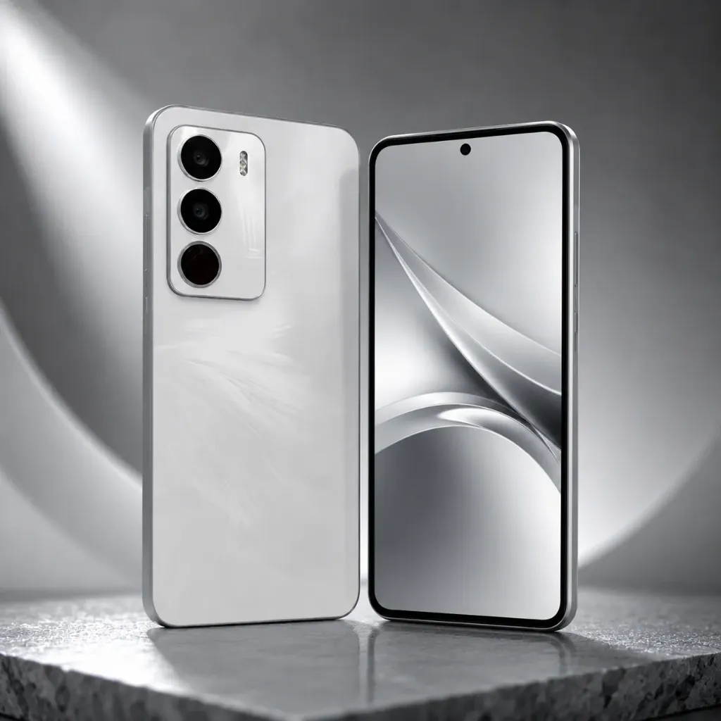 Mobile, Realme, White