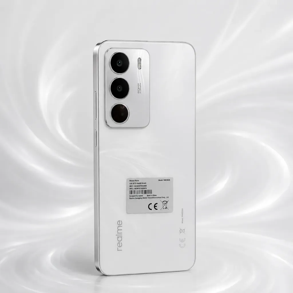 Mobile, Realme, White