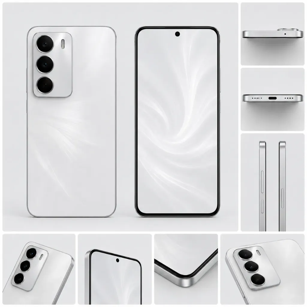 Mobile, Realme, White