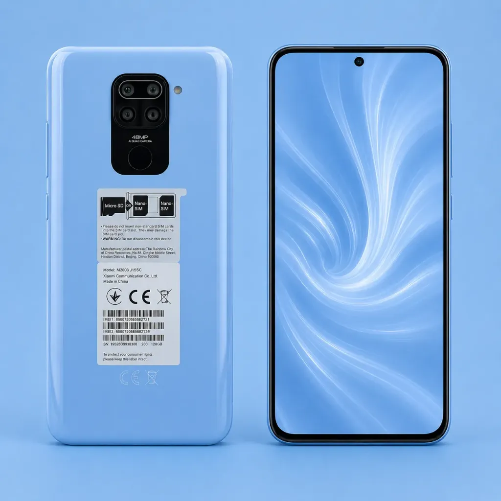 Mobile, Xiaomi, 128GB+6GB RAM, Blue